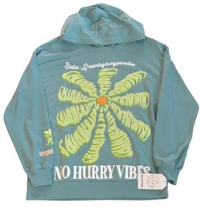 NWT MALAYERBA Dreaming In My Paradise Lightweight Hoodie Size Medium